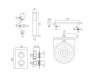 Vado DX Celsius 2 Outlet Square Shower Package