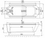 Carron Camden SE 1700 x 700mm Acrylic Bath