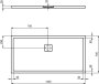 Ideal Standard UltraFlat Evo 1400 x 700mm Shower Tray - Silk White