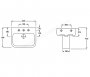 RAK Metropolitan 42cm 1 Tap Hole Basin