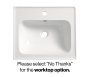 Tavistock Cadence 500mm Wall-Mounted Vanity Unit - Fluted Storm Grey