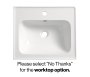 Tavistock Cadence 500mm Wall-Mounted Vanity Unit - Fluted Viridian Green