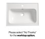 Tavistock Cadence 600mm Wall-Mounted Vanity Unit - Fluted Storm Grey
