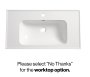 Tavistock Cadence 800mm Wall-Mounted Vanity Unit - Fluted Storm Grey