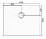 Novellini Timber Wet-Floor Kit 5 1200 x 1000mm Central