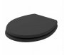 Bayswater Fitzroy Matt Black Traditional Round Wood Seat