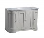 Tavistock Lansdown Pebble Grey 1200mm Curved Underslung Unit & 1 Oval Basin