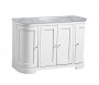 Tavistock Lansdown Linen White 1200mm Curved Underslung Unit & 1 Oval Basin