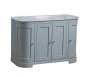 Tavistock Lansdown Mineral Blue 1200mm Curved Underslung Unit & 1 Oval Basin