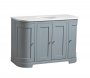 Tavistock Lansdown Mineral Blue 1200mm Curved Underslung Unit & 1 Oval Basin