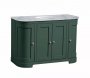 Tavistock Lansdown Sherwood Green 1200mm Curved Underslung Unit & 1 Oval Basin