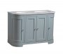 Tavistock Lansdown Mineral Blue 1200mm Curved Underslung Unit & 2 Oval Basins