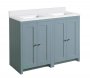 Tavistock Lansdown Mineral Blue 1200mm Underslung Unit & 2 Basins