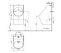TOTO Urinal with Integral Trap (Water Supply from Above)