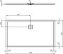 Ideal Standard UltraFlat Evo 1600 x 900mm Shower Tray - Silk White