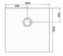 Novellini Timber Wet-Floor Kit 2 1000 x 1000mm Central