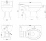 Bayswater Fitzroy Comfort Height Close Coupled Toilet