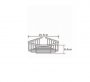 RAK Single Deep Corner Basket