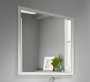 Roca Romea 1000mm Mirror with Wooden Frame - White Satin