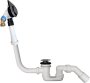 Villeroy & Boch Oberon 2.0 1800 x 800mm Back-To-Wall Double-Ended Bath - White Alpin