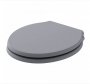 Bayswater Porchester Plummett Grey Soft Close Toilet Seat