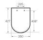 Roca The Gap Compact Soft-Close Toilet Seat