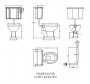 Harrogate Low Level Toilet with Spa Grey Soft Close Seat