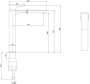 Villeroy & Boch Subway 3.0 Tall Single-Lever Basin Mixer - Matt Brushed Nickel