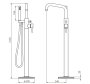 Tavistock Anthem Freestanding Bath/Shower Mixer - Brushed Brass