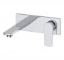 RAK Blade Wall Mounted Basin Mixer Tap With Backplate