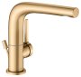 Keuco Edition 400 Single Lever Basin Mixer 150 with Pop-Up Waste Movable - Brushed Brass