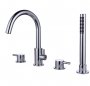 RAK Prima Tech 4 Hole Deck Mounted Bath Shower Mixer