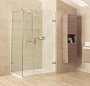 Roman Liberty 10mm Hinged Door with One In-Line Panel 1400 x 800mm (Corner Fitting)