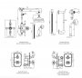 Harrogate Traditional Thermostatic Shower Set One