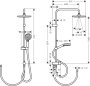 Hansgrohe Vernis Blend Showerpipe 200 1jet Ecosmart Reno - Chrome