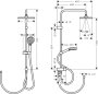 Hansgrohe Vernis Shape Showerpipe 230 1jet Reno - Matt Black