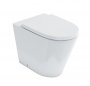 Britton Bathrooms Sphere Rimless Back to Wall WC including Seat