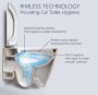RAK Sensation Rimless Close Coupled Back to Wall WC (With Touchless Flushing)