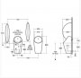 Armitage Shanks Sphero 62cm Smart Sensor E-Hybrid Urinal Bowl
