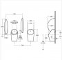 Armitage Shanks Sphero Midi 550mm Waterless Urinal Bowl