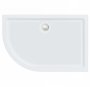 Roman Anti-Slip 1200 x 800mm White Offset Quadrant Shower Tray - Left Hand