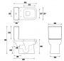 Essential Orchid Close Coupled WC Pack with Seat