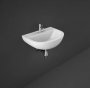 RAK Compact 50cm 2 Tap Hole Basin With No Overflow