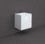 RAK Joy 60cm Pure White Wall Hung Basin Unit