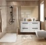 Ideal Standard Ceratherm ALU+ Shower System with Exposed Shower Mixer - Silk Black