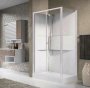 Novellini Media 2.0 2P 1200 x 800mm Sliding Shower Cubicle