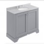 Bayswater Bathrooms Plummett Grey 1000mm 2-Door Basin Cabinet