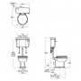 Ideal Standard Waverley Low Level Toilet