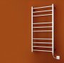 Bisque Olga Electric Chrome 900 x 480mm Towel Rail