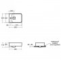 Ideal Standard Strada II 50cm Vessel Basin with Side Tap Deck